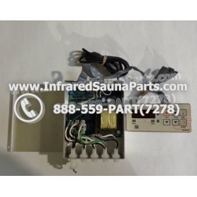COMPLETE CONTROL POWER BOX WITH CONTROL PANEL - COMPLETE CONTROL POWER BOX  SUNETTE INFRARED SAUNA WITH CONTROL PANEL 6