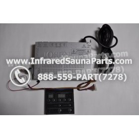 COMPLETE CONTROL POWER BOX WITH CONTROL PANEL - COMPLETE CONTROL POWER BOX CAL SAUNA INFRARED SAUNA STYLE 3 WITH ONE CONTROL PANEL 1