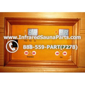 FACE PLATES - FACEPLATE FOR CIRCUIT BOARD HYDRA  INFRARED SAUNA 10J0460 2
