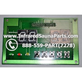 CIRCUIT BOARDS WITH  FACE PLATES - CIRCUIT BOARD WITH FACEPLATE VIDAL INFRARED SAUNA 06S10196 5
