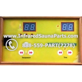 FACE PLATES - FACEPLATE FOR CIRCUIT BOARD HYDRA  INFRARED SAUNA 10J0460 1