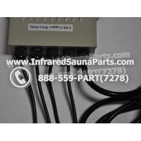 COMPLETE CONTROL POWER BOX 110V / 120V - COMPLETE CONTROL POWER BOX 110V / 120V FED INTERNATIONAL INFRARED SAUNA WITH 8 HEATER PLUGS v1 5