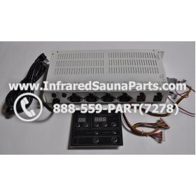 COMPLETE CONTROL POWER BOX WITH CONTROL PANEL - COMPLETE CONTROL POWER BOX HEALTHLAND INFRARED SAUNA STYLE 4 WITH ONE CONTROL PANEL 1