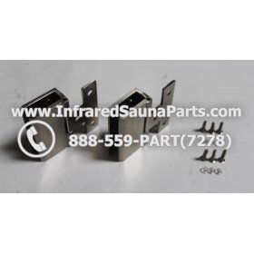 DOOR HINGES - GLASS DOOR HINGE STYLE 10 COMPLETE SET 1