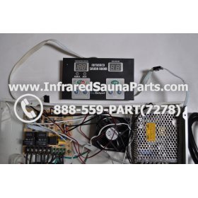 COMPLETE CONTROL POWER BOX WITH CONTROL PANEL - COMPLETE CONTROL POWER BOX JOSEN INFRARED SAUNA STYLE 1 WITH ONE CONTROL PANEL 16