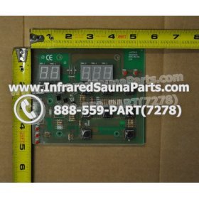 CIRCUIT BOARDS / TOUCH PADS - CIRCUIT BOARD  TOUCHPAD KEYSBACKYARD INFRARED SAUNA SRZHX001 - (10 BUTTONS) 3