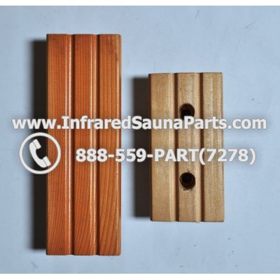 WOOD HANDLES + TOWEL HANDLES - HEMLOCK WOOD DOOR HANDLE STYLE 1 1