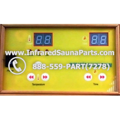 FACE PLATES - FACEPLATE FOR CIRCUIT BOARD HYDRA  INFRARED SAUNA 10J0460 1