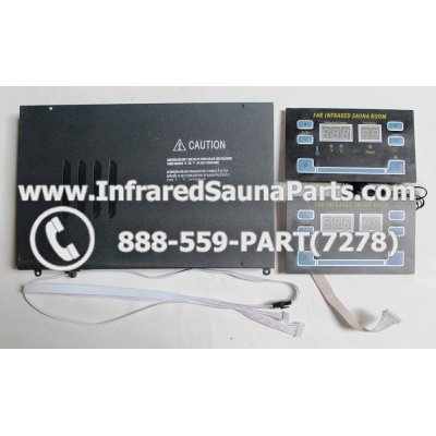 COMPLETE CONTROL POWER BOX WITH CONTROL PANEL - COMPLETE CONTROL POWER BOX 110V 120V WITH 8 CIRCUIT BOARD PINS  TWO CONTROL PANEL 1