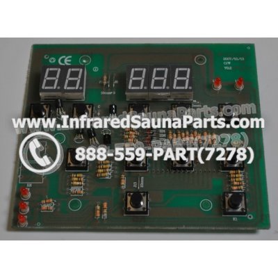 CIRCUIT BOARDS / TOUCH PADS - CIRCUIT BOARD  TOUCHPAD JOSEN INFRARED SAUNA YX32764-3 (11 BUTTONS) 1