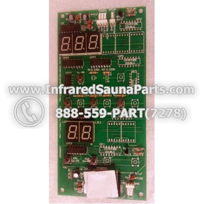 CIRCUIT BOARDS / TOUCH PADS - CIRCUIT BOARD  TOUCHPAD PRECISION THERAPY INFRARED SAUNA  12092007 1