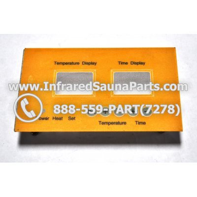 FACE PLATES - FACEPLATE FOR CIRCUIT BOARD HEALTHLAND INFRARED SAUNA  WSP4 1
