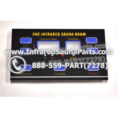 FACE PLATES - FACEPLATE FOR CIRCUIT BOARD SD INFRARED SAUNA  H 41196 1
